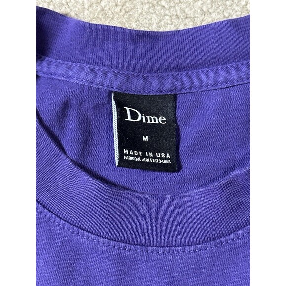 Dime Dimeland 3D T Shirt Mens Size Medium Made In USA‎ Purple - Picture 4 of 4